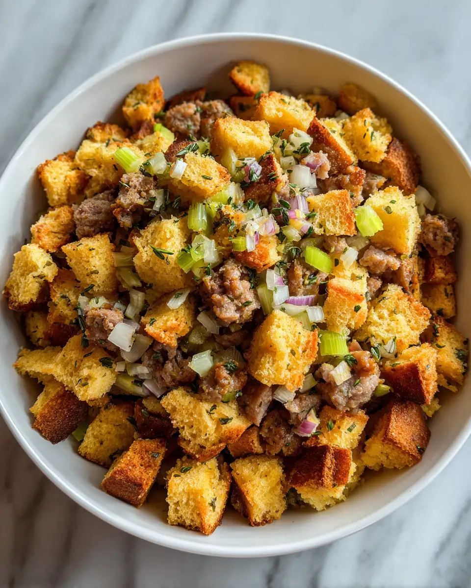 Ingredients for Irresistible Cornbread Sausage Stuffing Recipe That Will Steal the Show