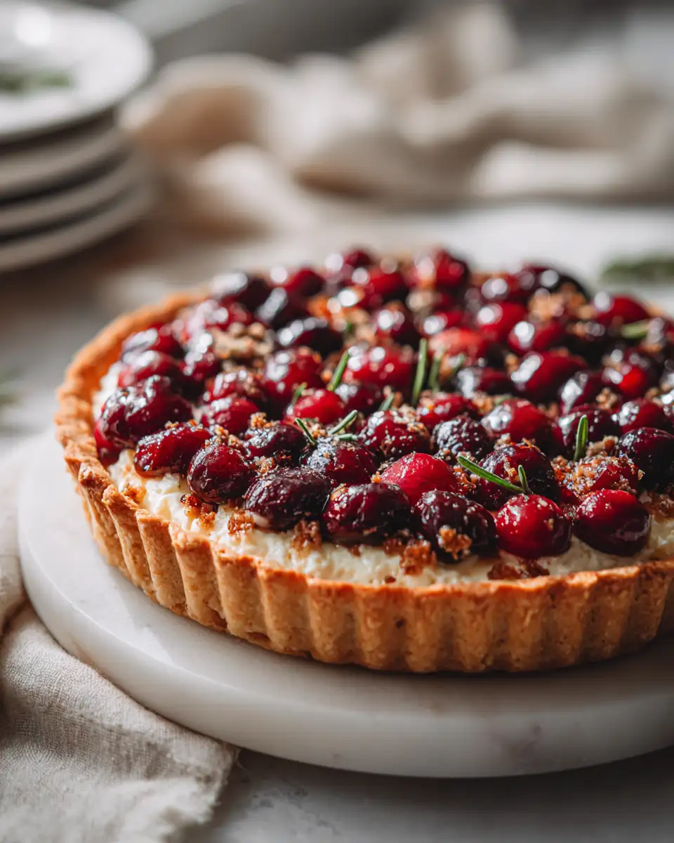 Irresistible Cranberry Brie Tart Recipe That Will Wow Your Guests - Featured Image