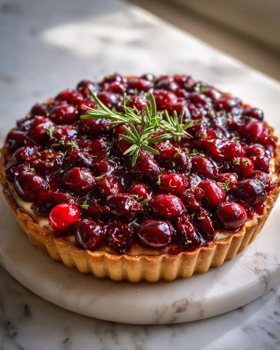 Final dish - Irresistible Cranberry Brie Tart Recipe That Will Wow Your Guests