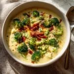 Creamy Broccoli and Cheesy Potato Soup Delight That Warms Your Soul - Featured Image
