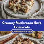 Indulge in Comfort with Creamy Mushroom Herb Casserole