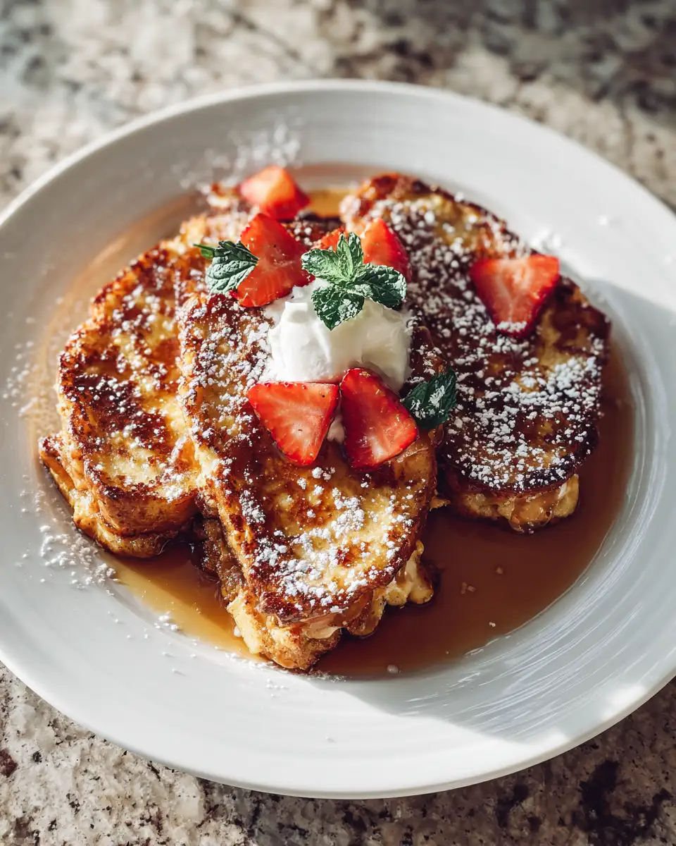 Final dish - Indulge in Decadence with Crème Brûlée French Toast Delight