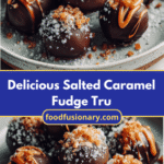 Indulge in Irresistible Delicious Salted Caramel Fudge Truffles