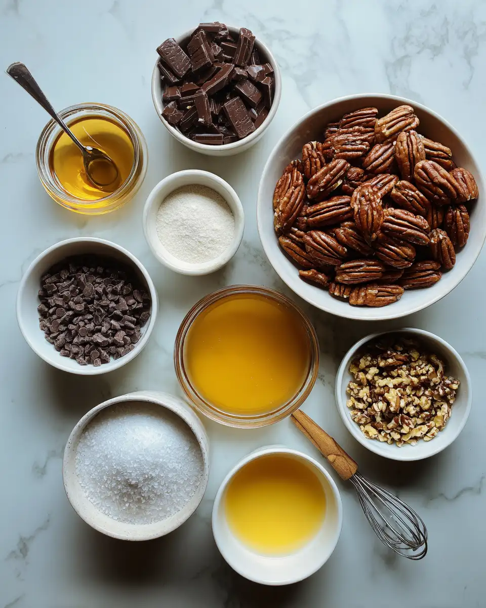 Ingredients for Easy Christmas Pecan Turtles Recipe That Will Sweeten Your Holiday Celebration