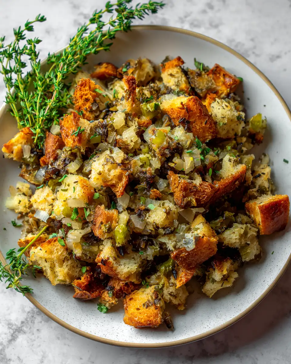 Irresistible Garlic Herb Stuffing Recipe That Will Elevate Your Holiday Feast - Featured Image