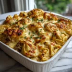 Irresistible Golden Cheese Steak Tortellini Casserole Recipe You Have to Try - Featured Image