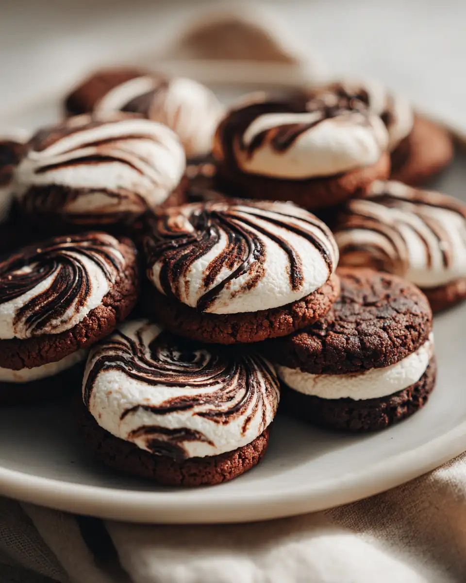 Irresistible Handmade Chocolate Marshmallow Swirl Cookies You Need to Try - Featured Image