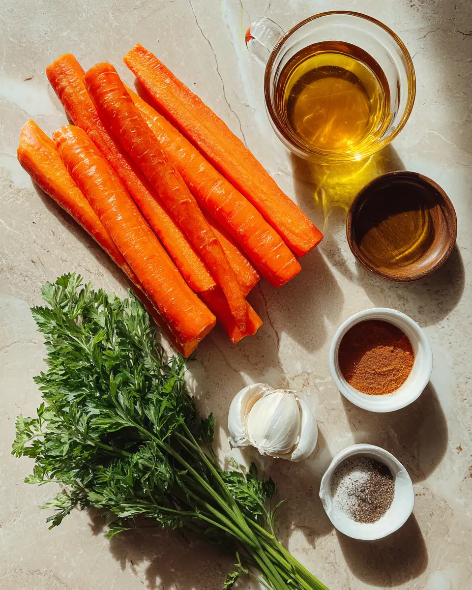 Ingredients for Sweet and Savory Delight Honey Roasted Carrots You Need to Try
