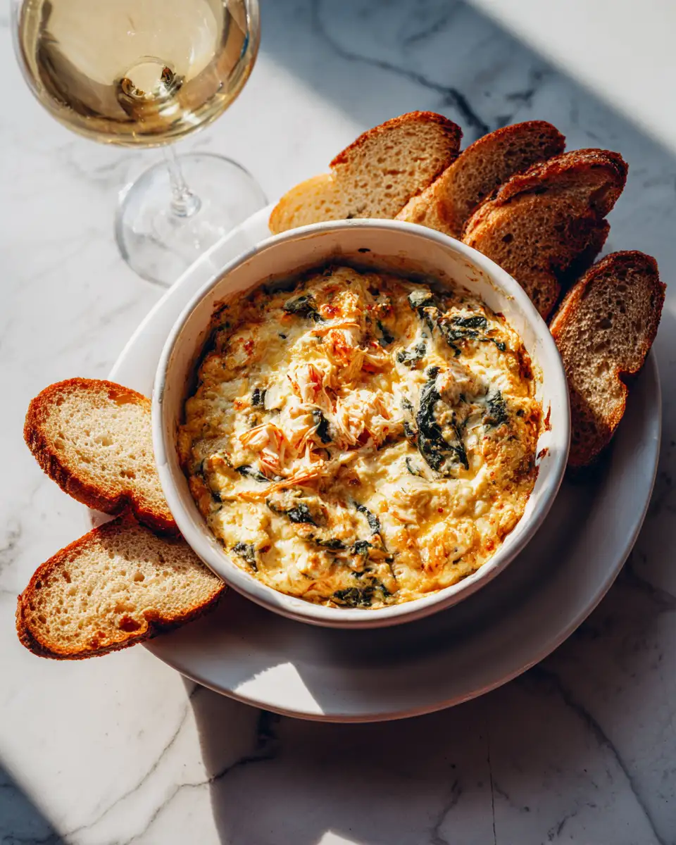 Irresistible Hot Crab Spinach Dip Recipe That Will Steal the Show - Featured Image