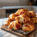 Irresistible Mozzarella Pepperoni Croissant Rolls That Will Steal Your Snack Time - Featured Image