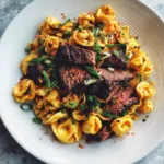 One-Pan Cowboy Butter Tortellini Steak Bites Recipe You’ll Crave - Featured Image