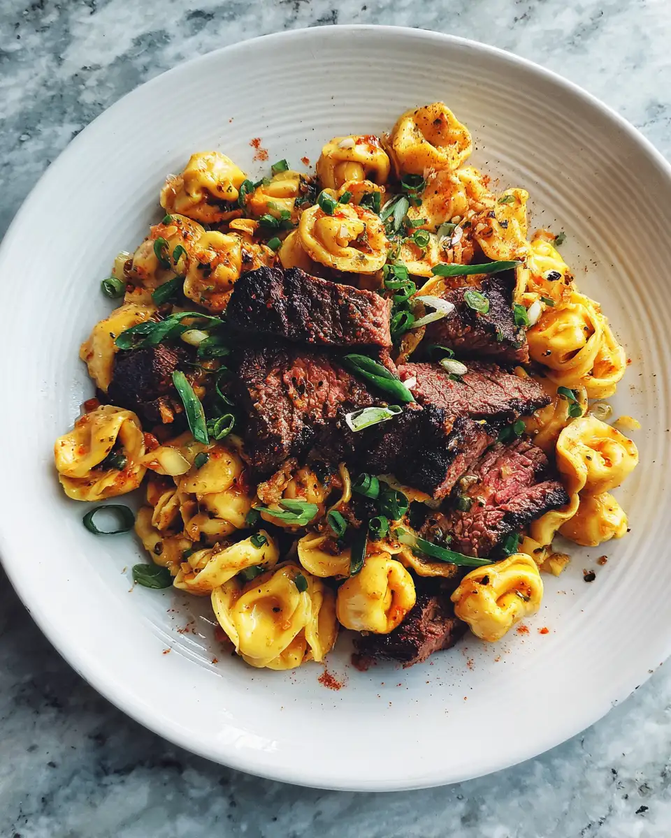 One-Pan Cowboy Butter Tortellini Steak Bites Recipe You’ll Crave - Featured Image