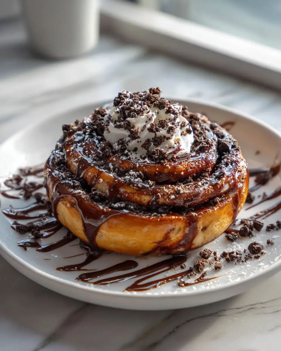 Final dish - Irresistible Oreo Cinnamon Roll Phil’s Bday Treat You Have to Try