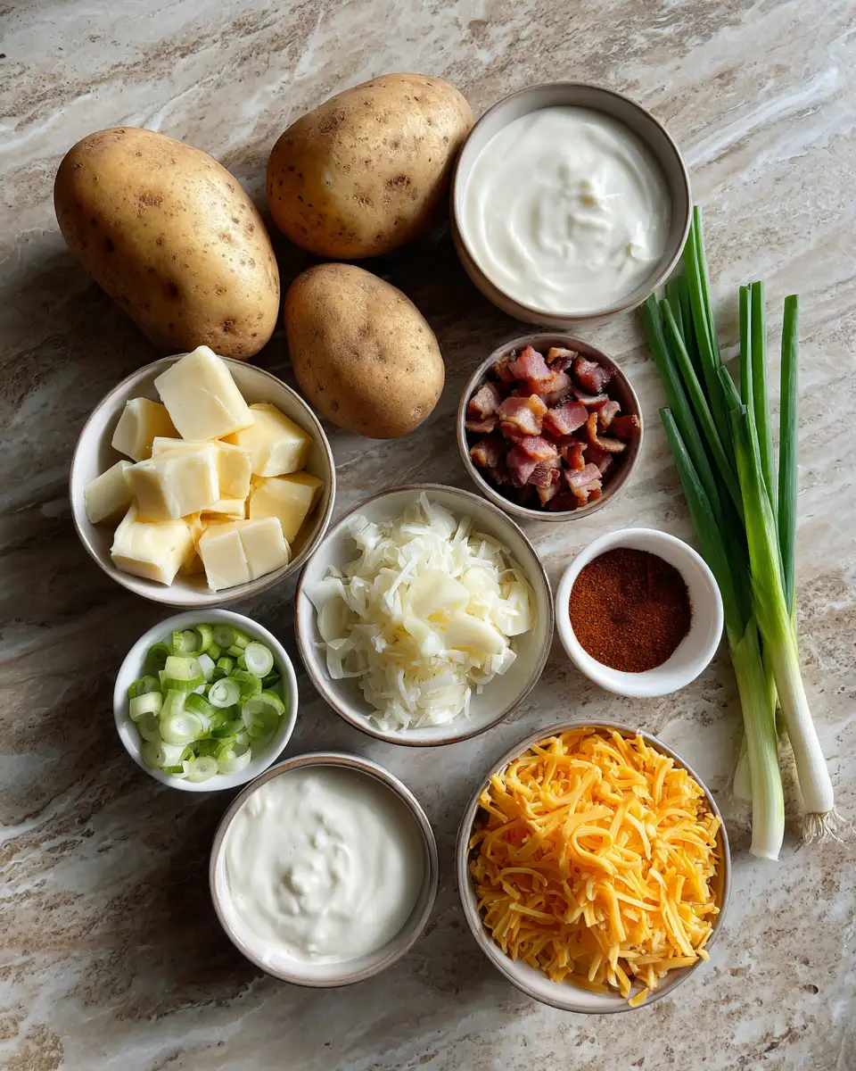 Ingredients for Creamy Outback Steakhouse Potato Soup Recipe You Can Make at Home
