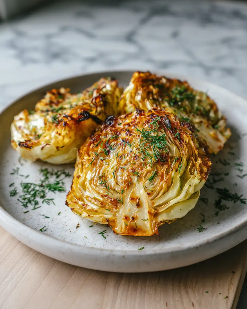 Final dish - Irresistible Oven Roasted Garlic Cabbage Steaks You Have to Try