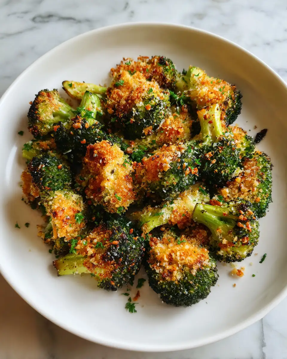 Final dish - Crispy Parmesan Roasted Broccoli Recipe You Need to Try