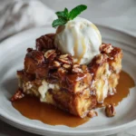 Indulge in Irresistible Pecan Caramel Bread Pudding Bliss - Featured Image