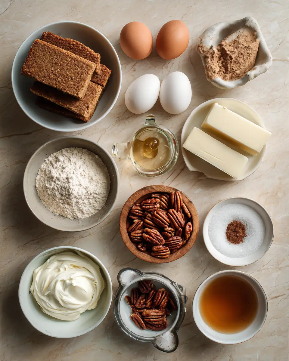 Ingredients for Decadent Pecan Pie Cheesecake Recipe You Have to Try