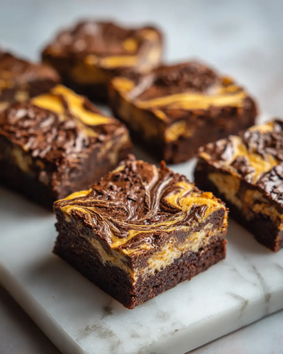 Final dish - Decadent Pumpkin Cheesecake Swirl Brownies You Have to Try