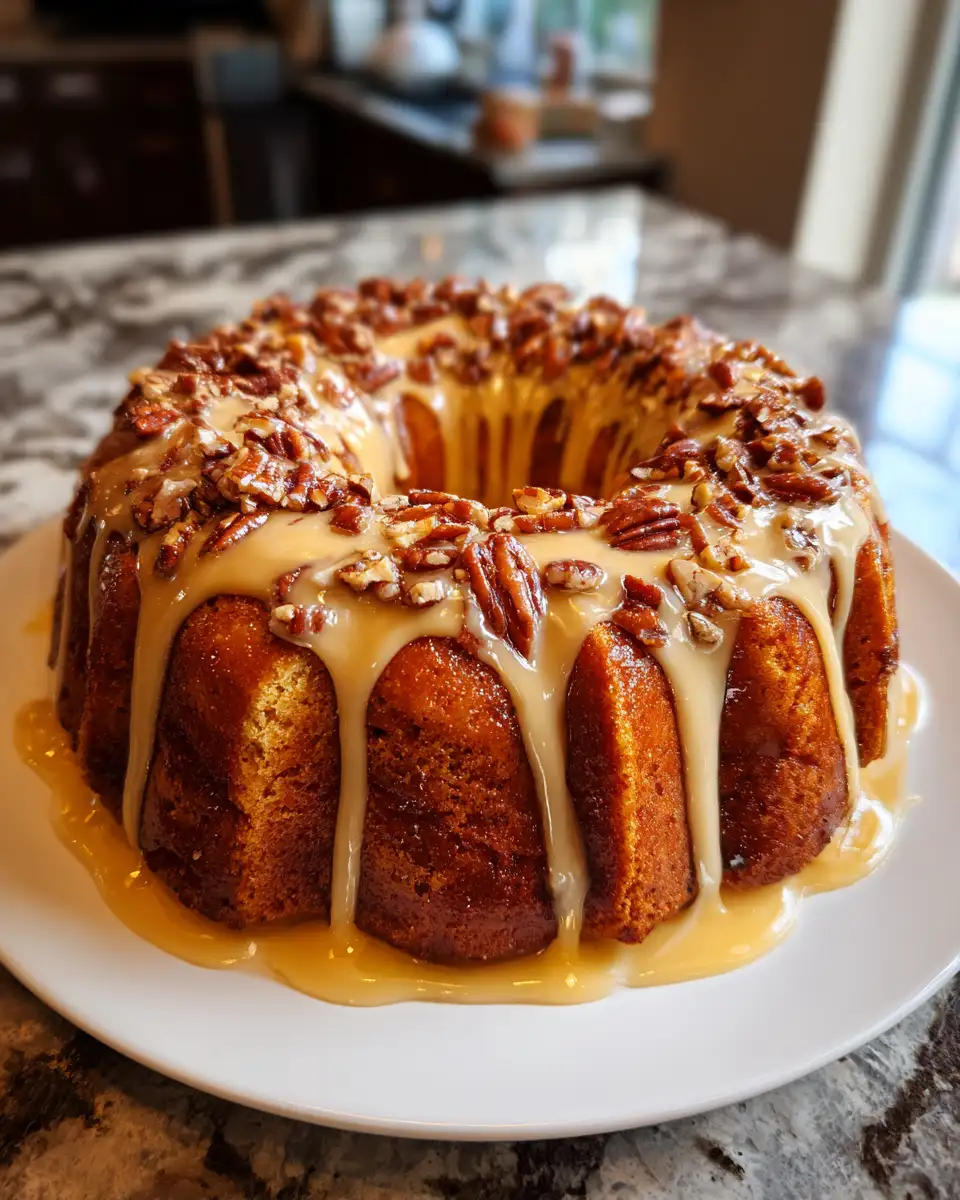 Final dish - Irresistible Pumpkin Honey Bun Cake Recipe You Need to Try