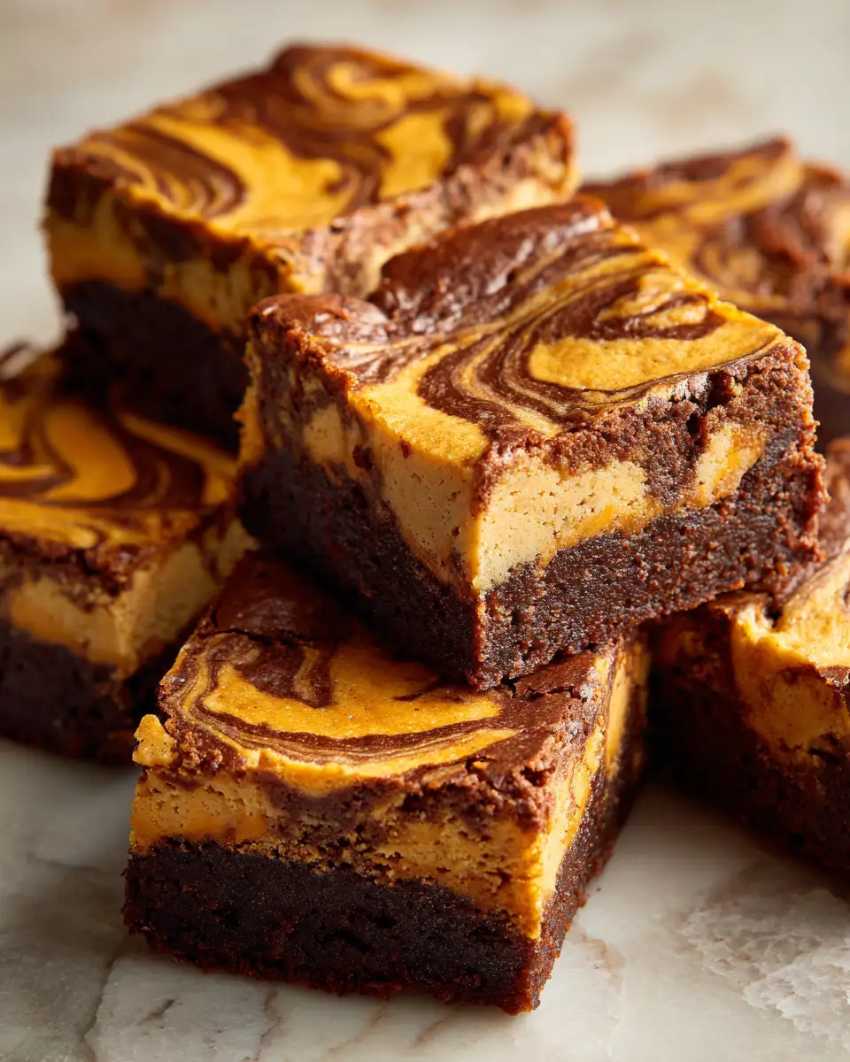 Final dish - Decadent Pumpkin Spice Cheesecake Brownies You Have to Try