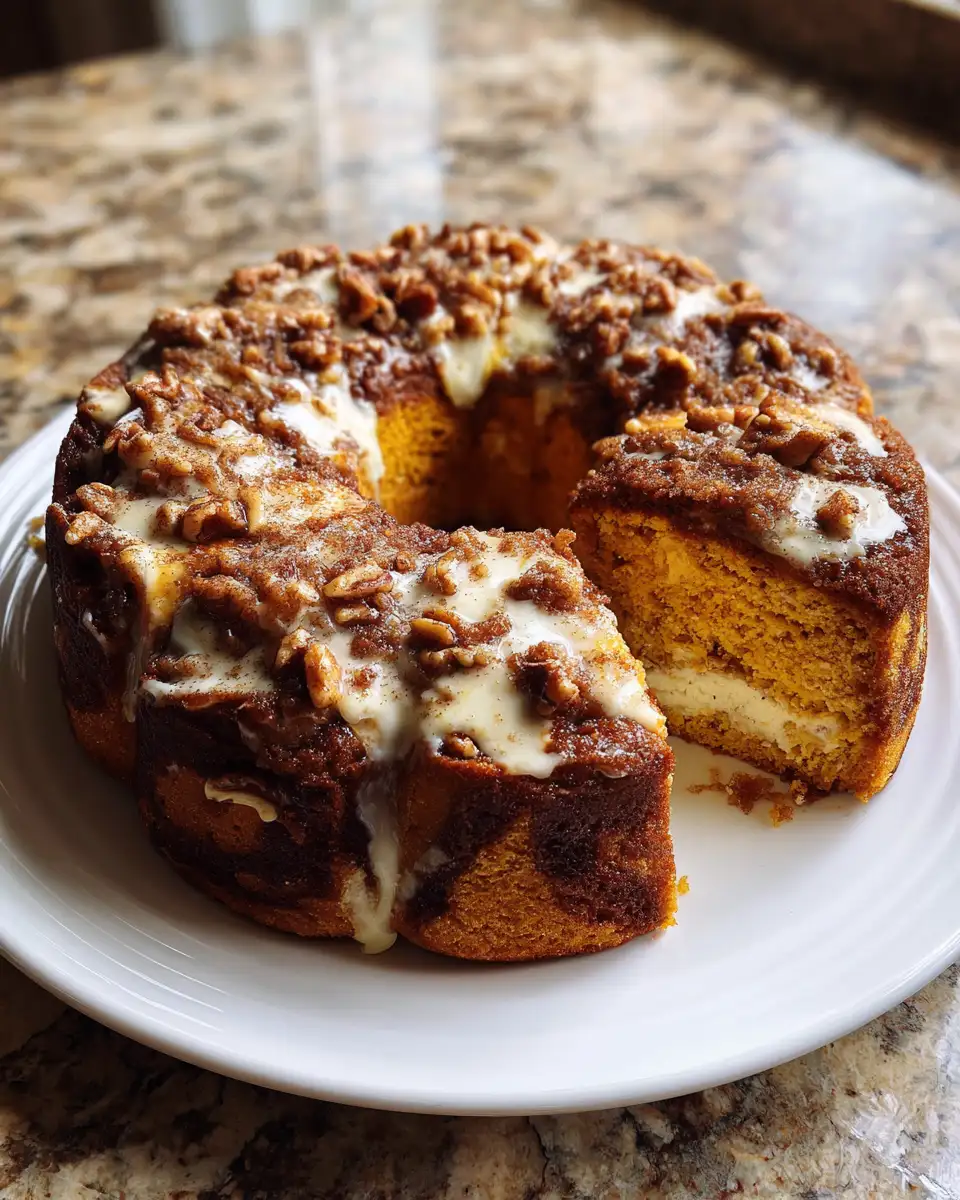 Final dish - Irresistible Pumpkin Spice Coffee Cake Recipe to Warm Your Fall Mornings