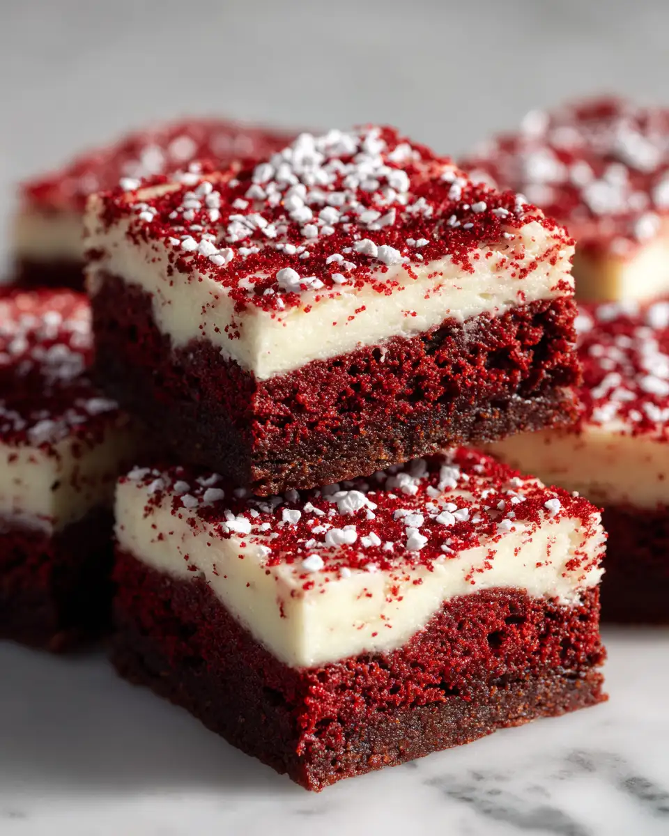 Final dish - Irresistible Red Velvet Cookie Bars You Need to Try Today