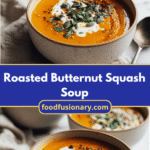 Creamy Comfort in a Bowl Roasted Butternut Squash Soup Recipe