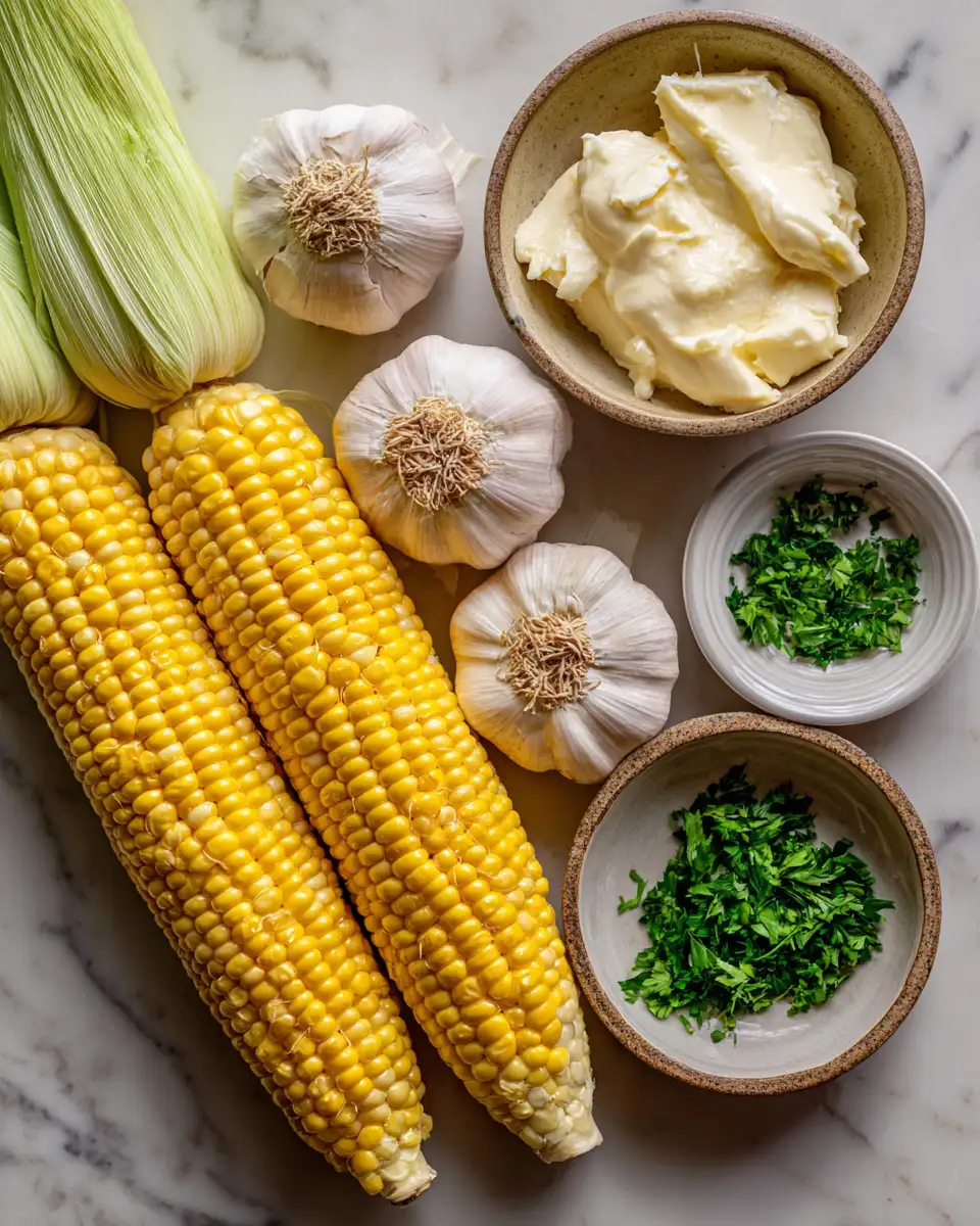 Ingredients for Irresistible Roasted Garlic Creamed Corn Recipe You Need to Try