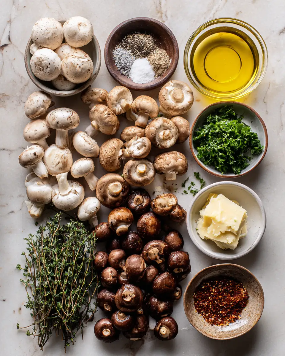 Ingredients for Unlock Bold Flavors with the Ultimate Roasted Mushroom Blend