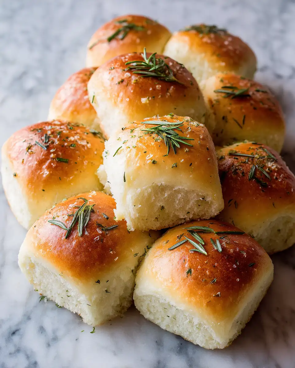 Ingredients for Fluffy Homemade Rosemary Dinner Rolls That Will Steal the Show