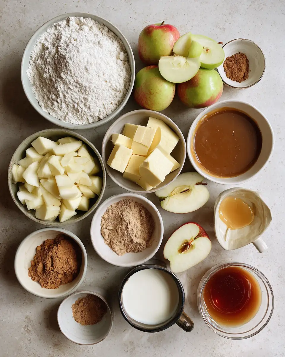 Ingredients for Irresistible Salted Caramel Apple Cobbler Recipe You Need to Try
