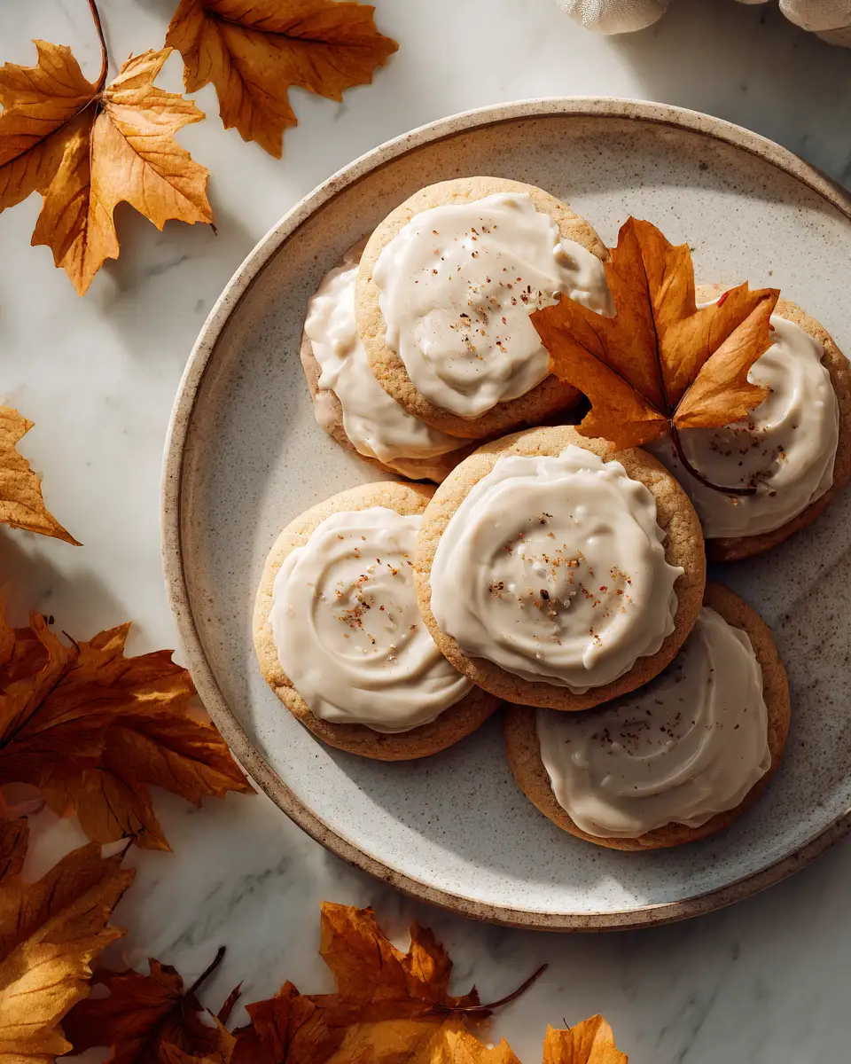 Final dish - Irresistible Soft Maple Cookies with Decadent Brown Butter Icing