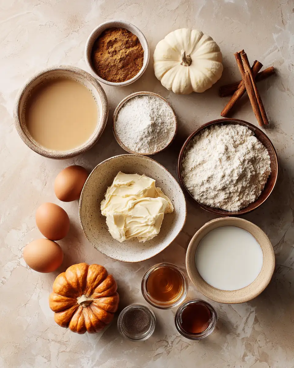 Ingredients for Irresistible Soft Maple Cookies with Decadent Brown Butter Icing