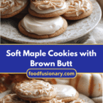 Irresistible Soft Maple Cookies with Decadent Brown Butter Icing