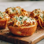 Twist Your Dinner with This Irresistible Spaghetti Garlic Bread Bowls Recipe - Featured Image