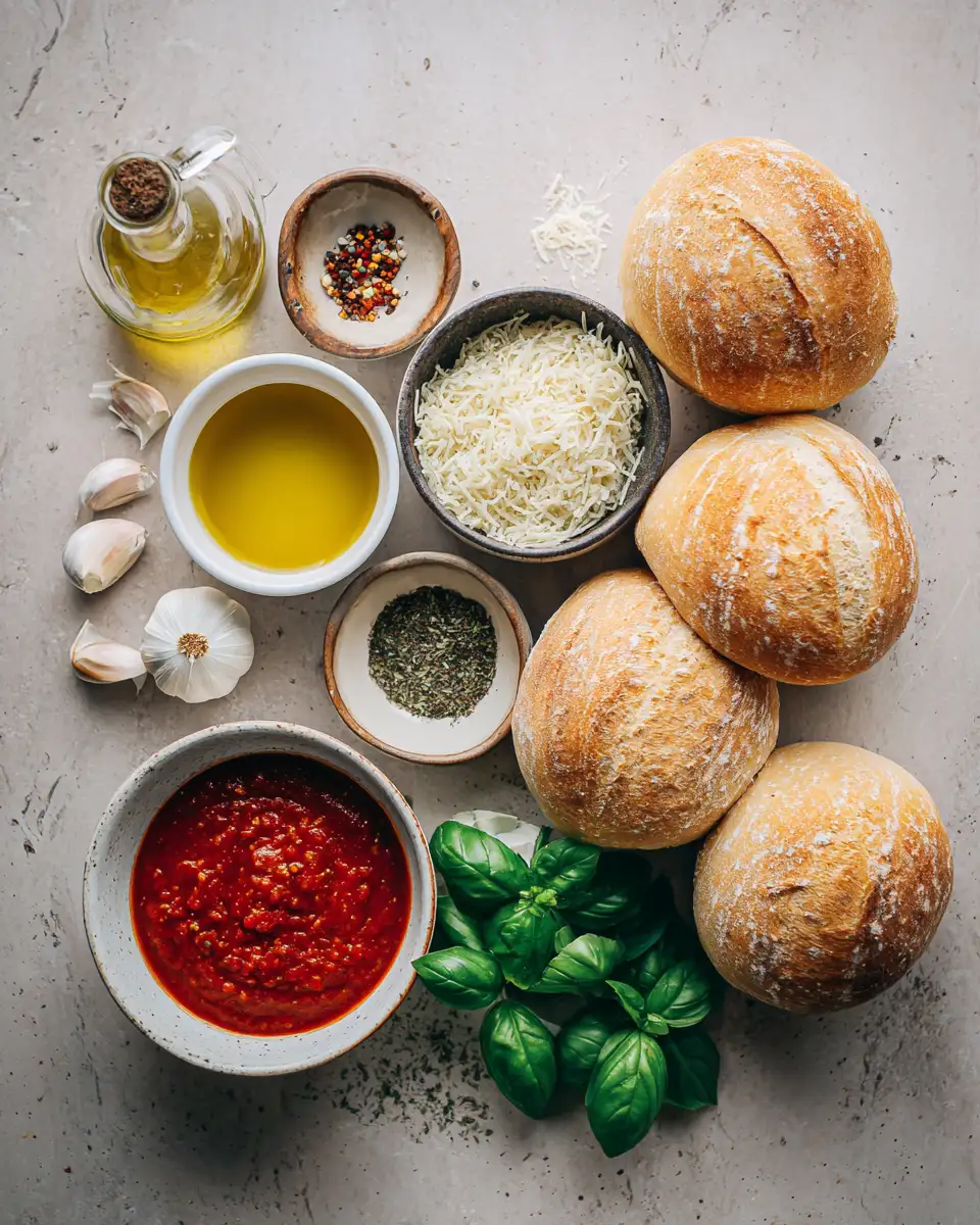 Ingredients for Twist Your Dinner with This Irresistible Spaghetti Garlic Bread Bowls Recipe