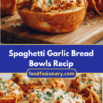 Twist Your Dinner with This Irresistible Spaghetti Garlic Bread Bowls Recipe