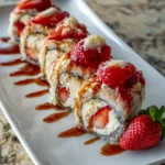Strawberry Shortcake Cheesecake Sushi Rolls That Will Sweeten Your Day - Featured Image