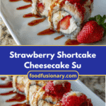 Strawberry Shortcake Cheesecake Sushi Rolls That Will Sweeten Your Day