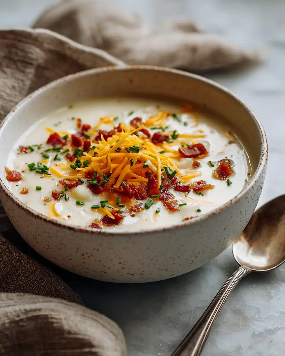 The Best Homemade Loaded Potato Soup That Will Warm Your Soul - Featured Image