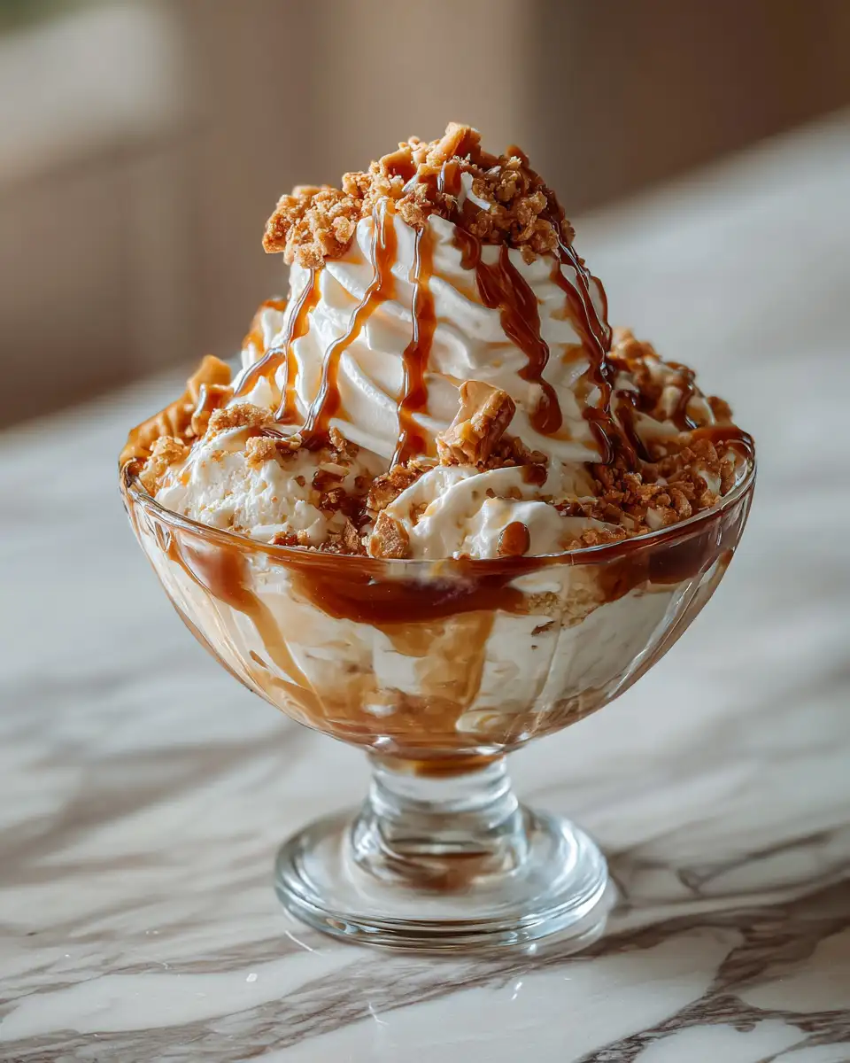 Final dish - Indulge in the Ultimate Warm Apple Pie Sundae Experience