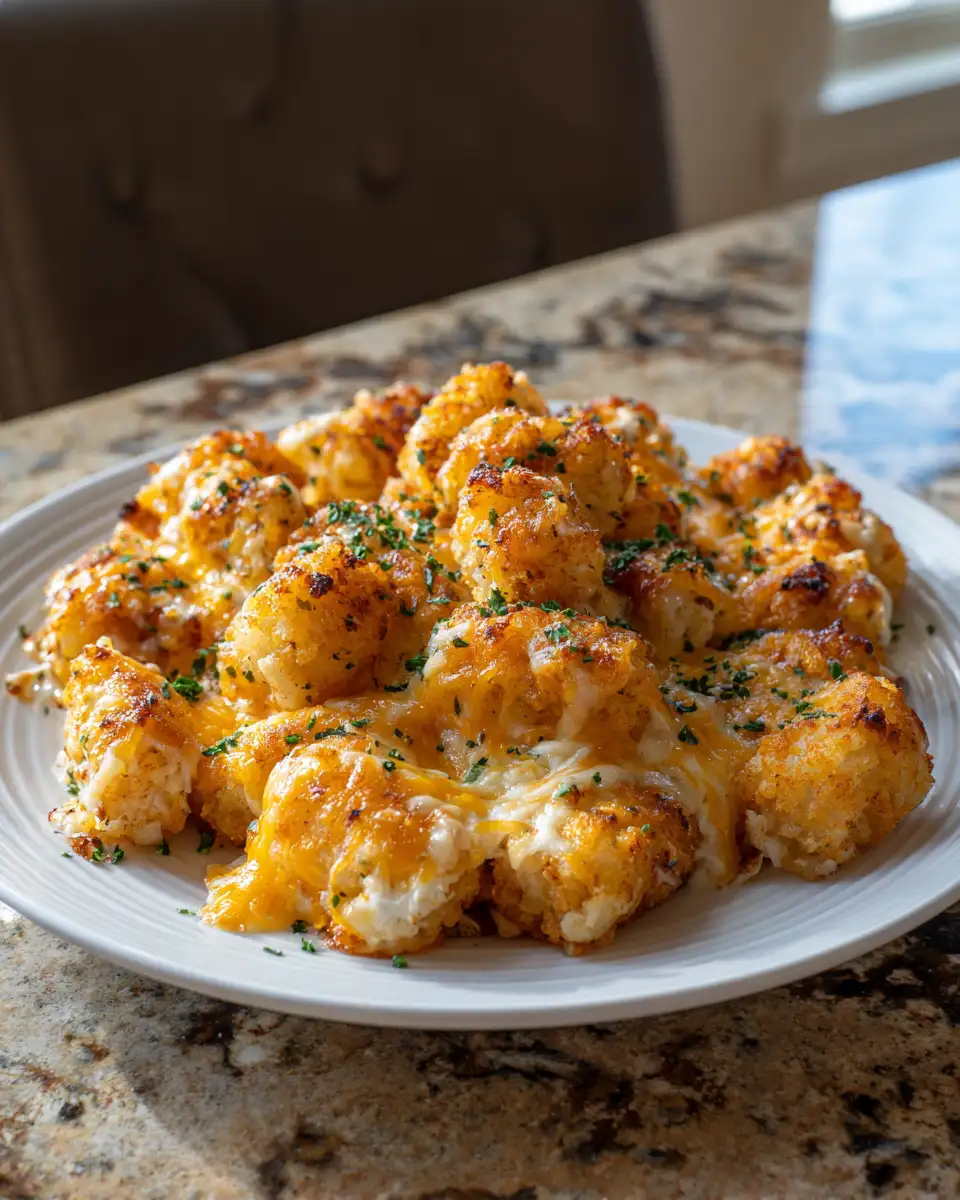 Final dish - Irresistible Cheddar Ranch Chicken Tater Tot Bake Recipe You Need to Try