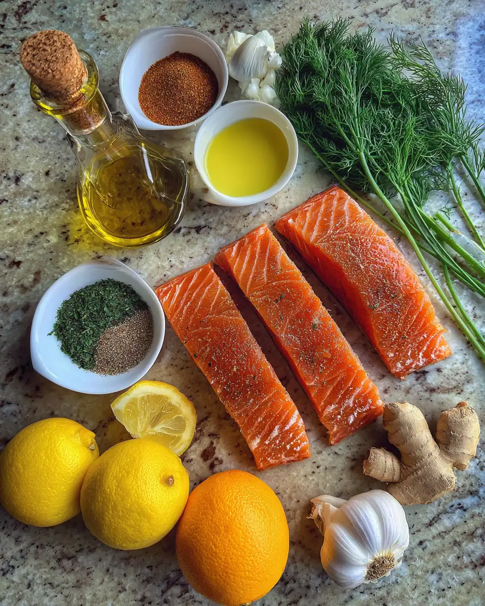 Ingredients for Delicious Christmas Salmon Recipes to Wow Your Holiday Guests