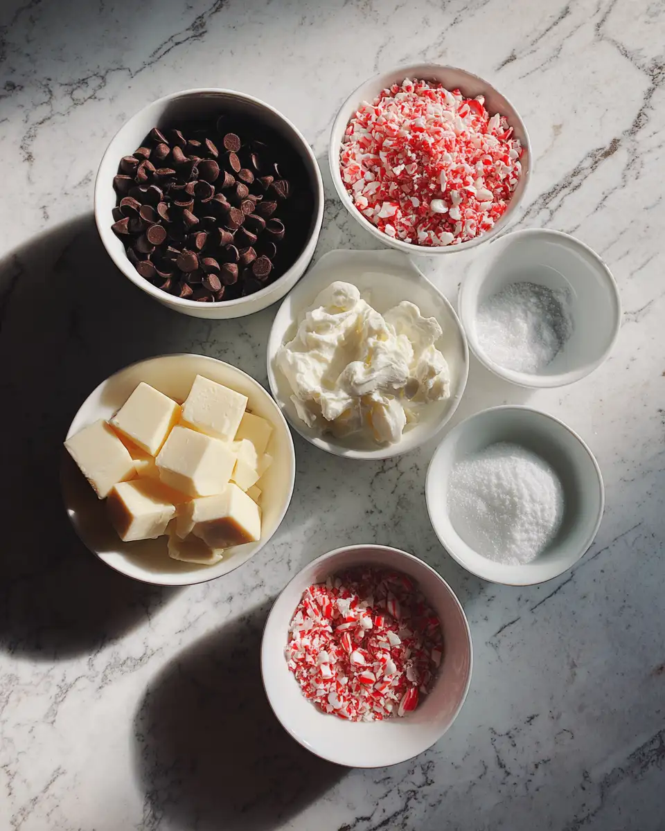 Ingredients for Irresistible Delicious Peppermint Truffles with Cream Cheese You Have to Try