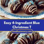 Easy 4-Ingredient Blue Christmas Truffles You Can Make in Minutes