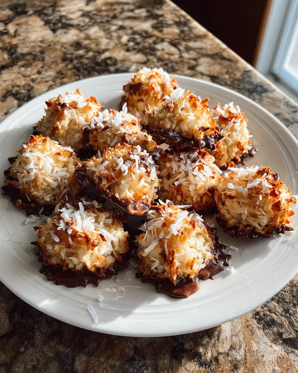 Final dish - Easy Healthy No Bake Coconut Cookies Recipe You’ll Love