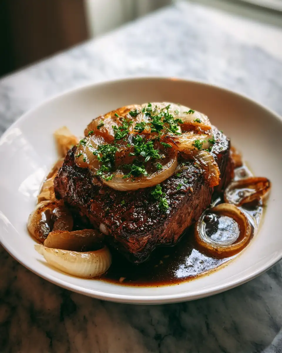Easy Slow Cooker French Onion Roast Recipe for a Flavorful Dinner - Featured Image