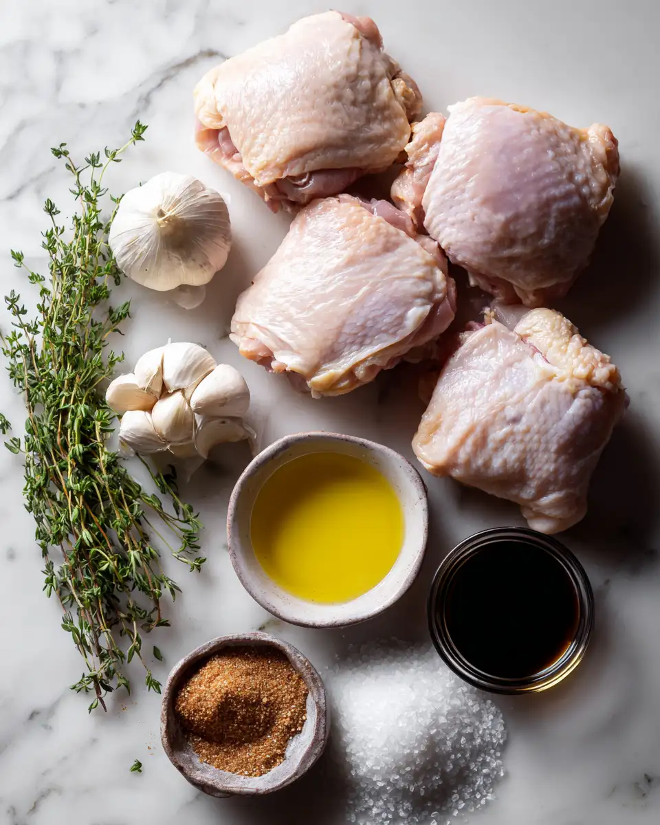 Ingredients for Irresistible Garlic Brown Sugar Chicken Recipe That Will Wow Your Taste Buds