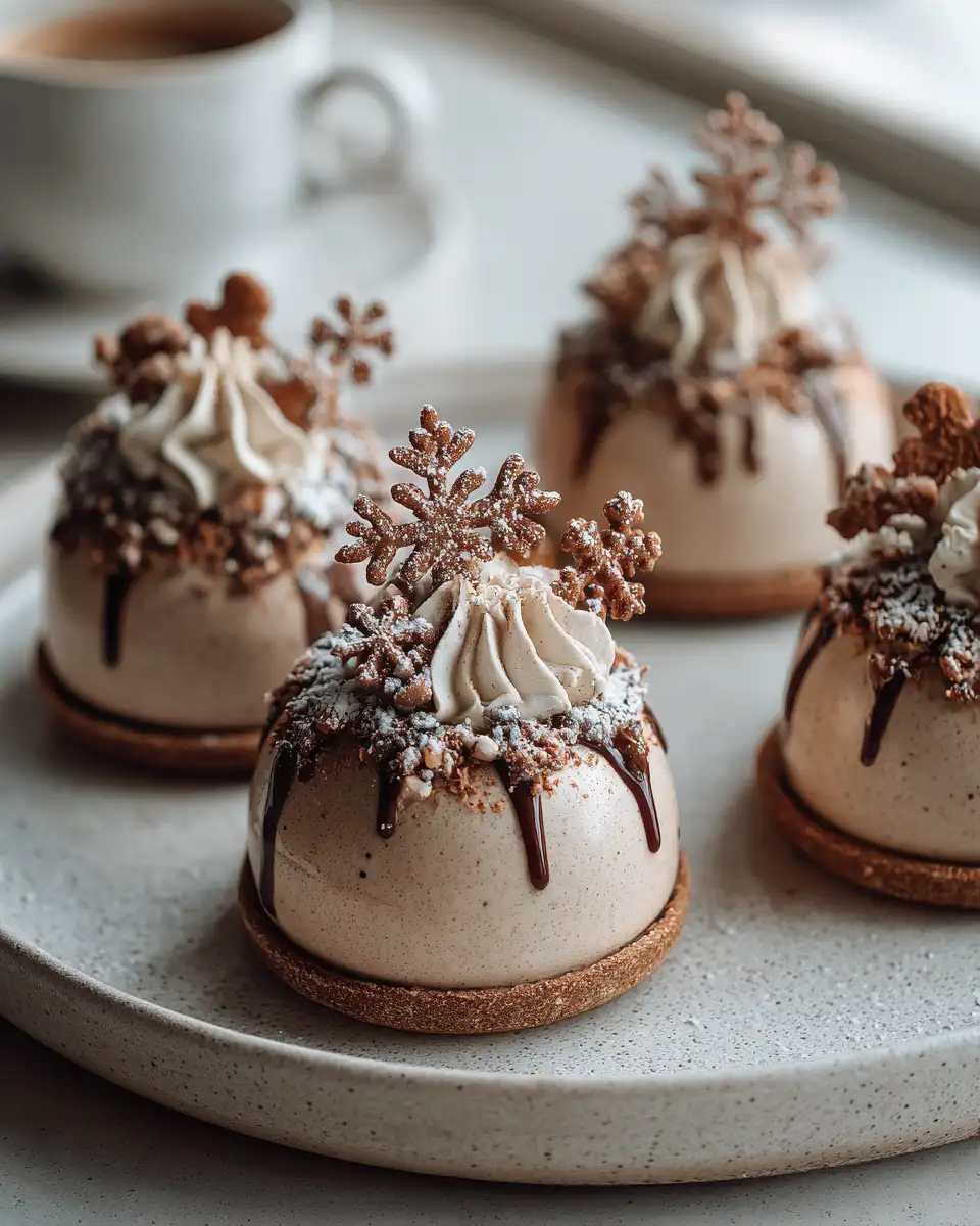 Irresistible Gingerbread Latte Mousse Domes You Have to Try - Featured Image